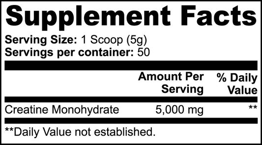 Premium Creatine Monohydrate Powder