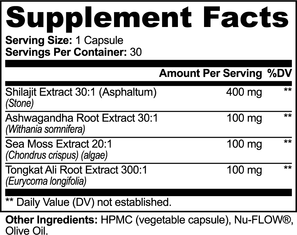 Shilajit Vitality Complex
