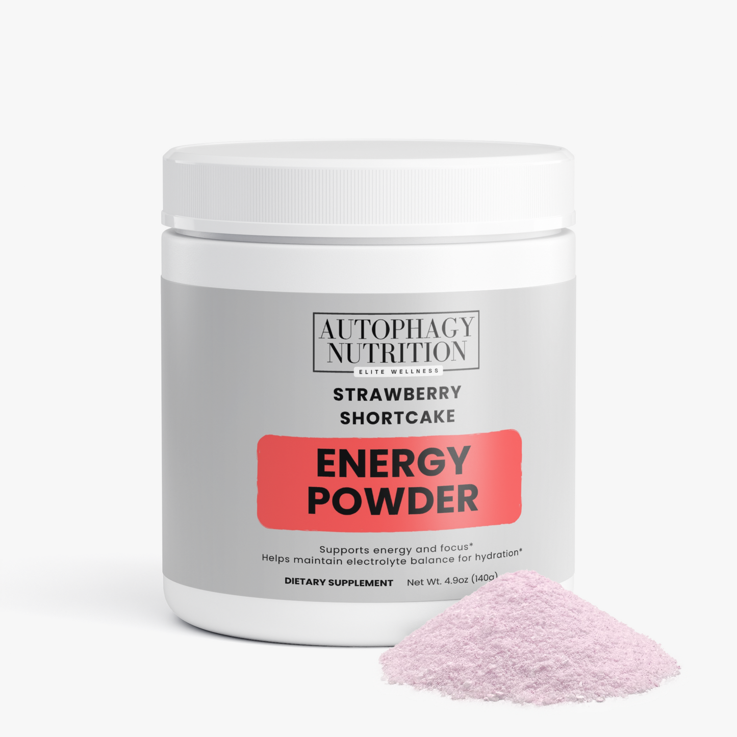 Energy Powder Strawberry Shortcake
