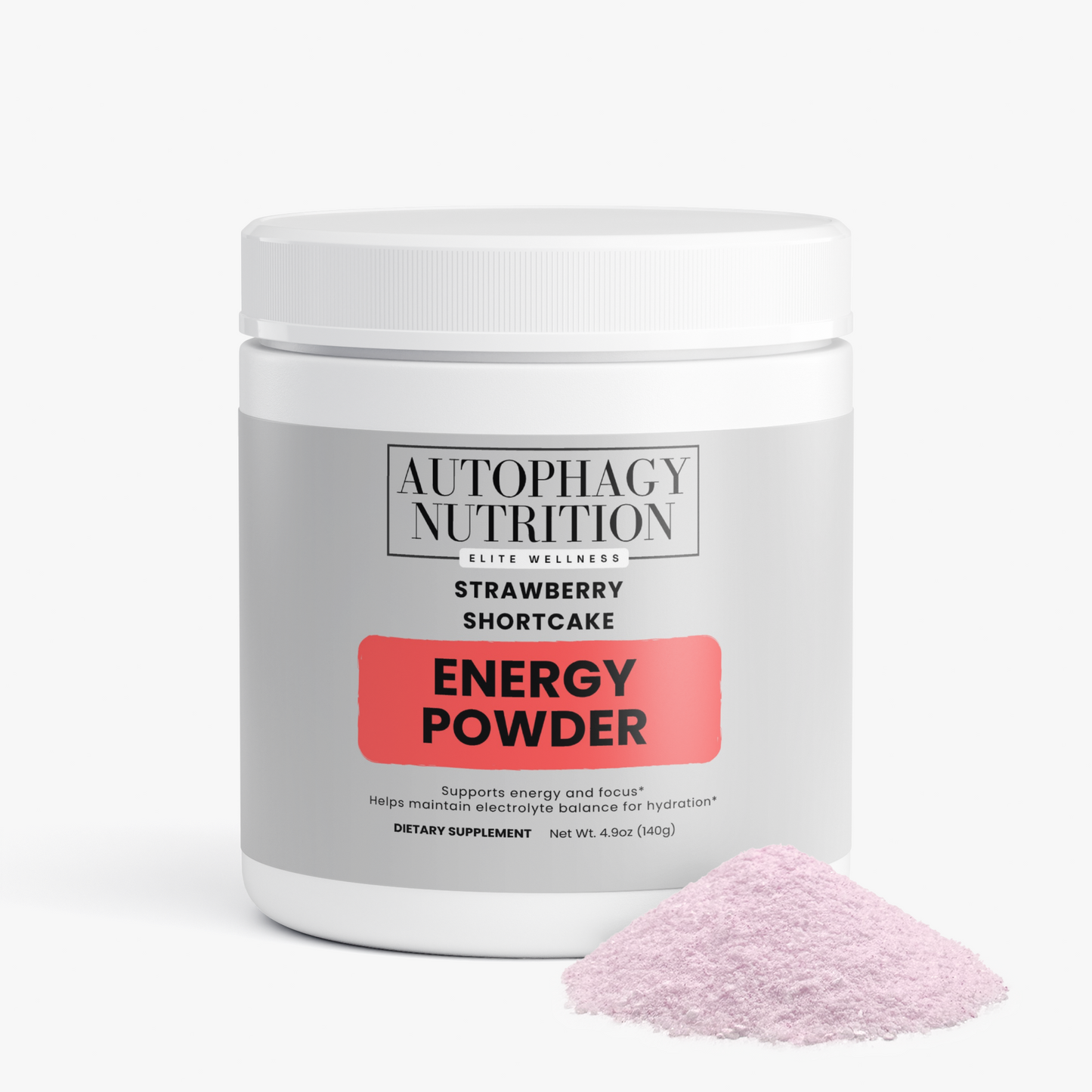 Energy Powder Strawberry Shortcake