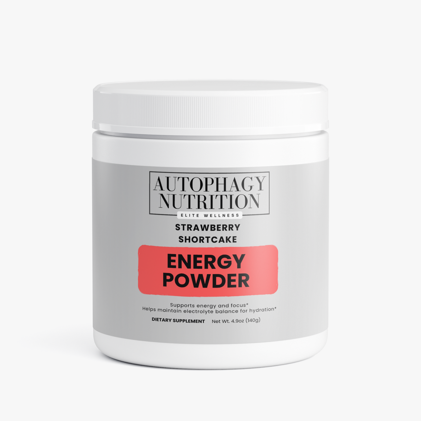 Energy Powder Strawberry Shortcake